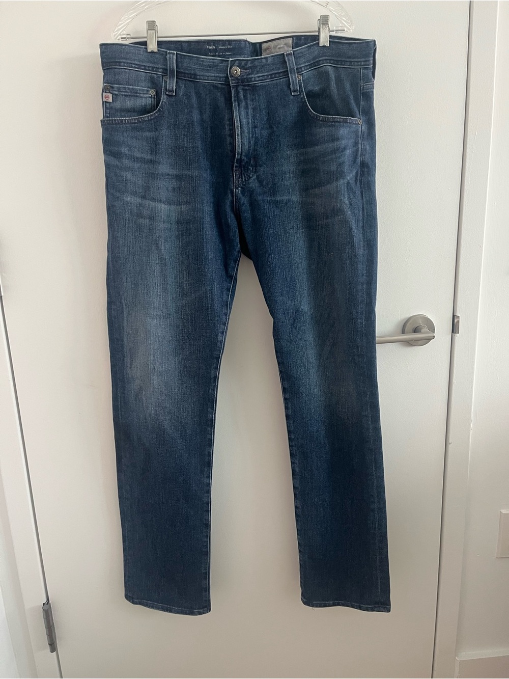 AG Adriano Goldschmied Jeans Mens 36x32 Blue The Tellis Modern Slim Medium Wash